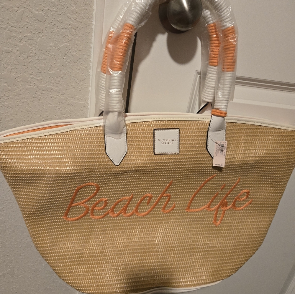 NWT Victoria's Secret Beach Life Tote Bag.
